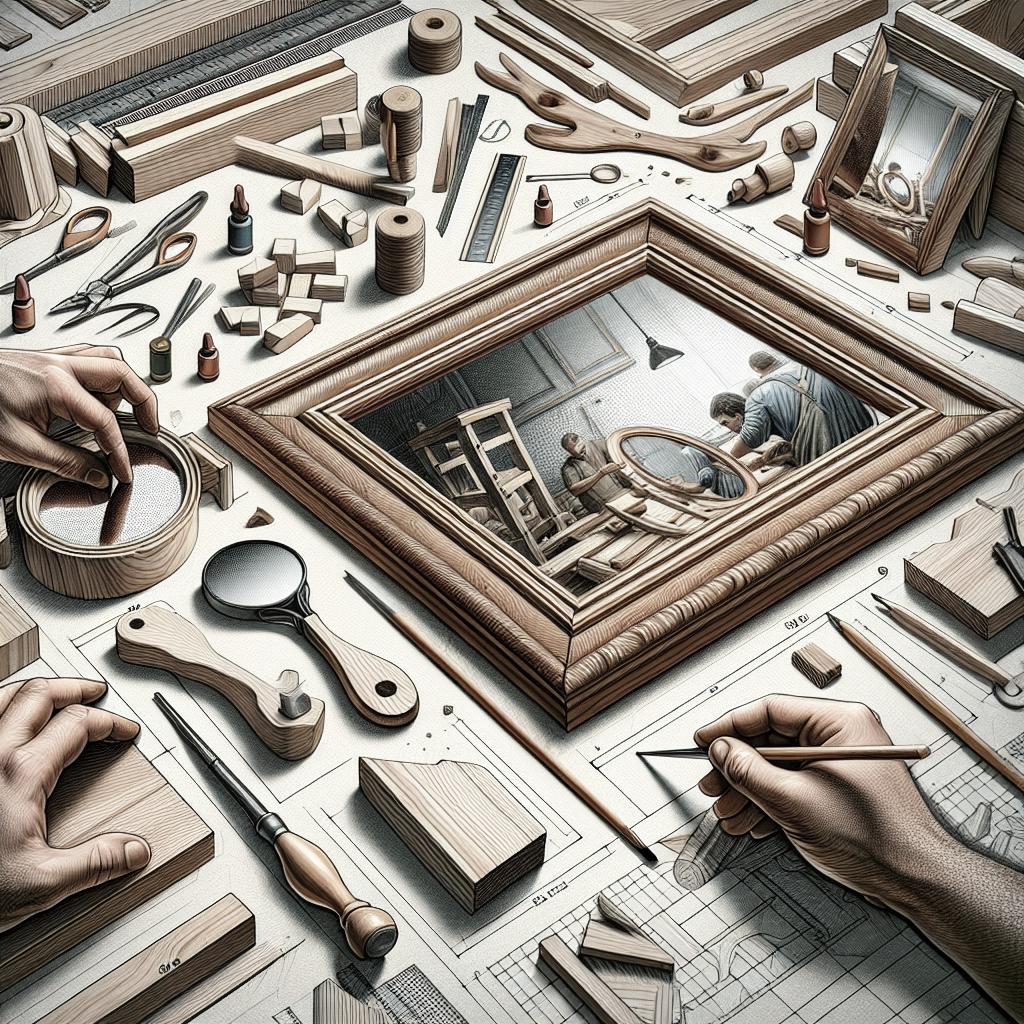 Comment Fabriquer un Miroir avec un Cadre en Bois