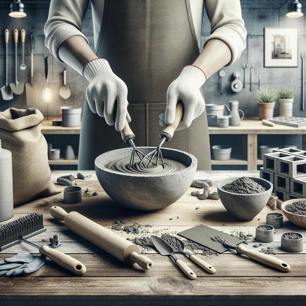 Créer votre propre plan de travail en béton : Guide étape par étape