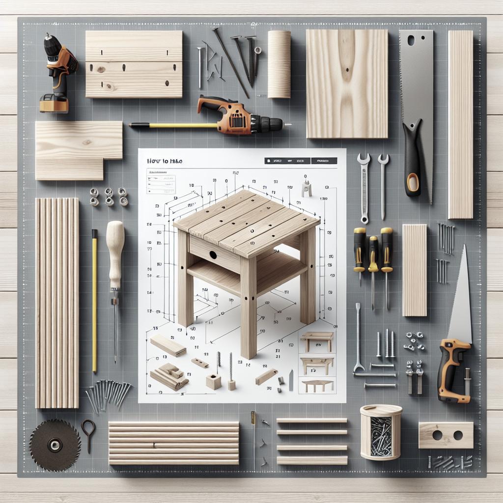 Fabriquer une Table de Chevet DIY : Guide Pratique et Facile